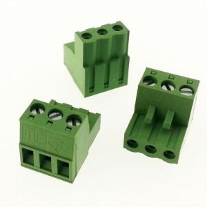 0/3 MR  3,81mm DİŞİ 3lü Yeşil SOKET Klemens SBDK 3,81-D/3 11013 MR