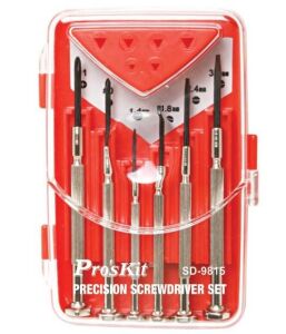 Proskit  SD-9815 Saatçi Tornavida Seti 6 Parça