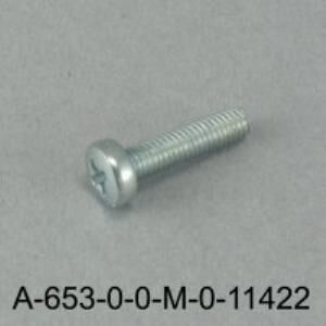 A-653-P-0-S-0 M3x12 mm YSB Metrik Siyah Vida