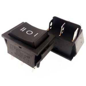 ANAHTAR BÜYÜK ON ~ OFF ~ ON  SİYAH  IŞIKSIZ  6 PİN  IC-108