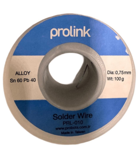 Prolink Lehim Teli 100gr 0,75mm 60/40 Made in Taiwan  PRL-010