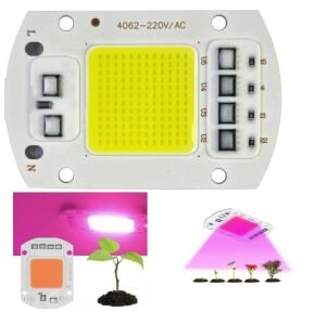 LED POWER COB 50W BİTKİ YETİŞTİRME  220V AC FSTM