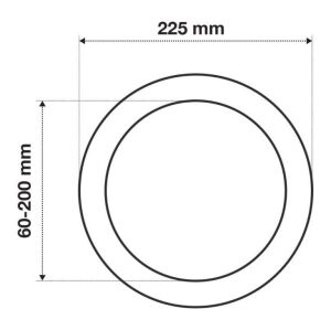3600LM IP40 X-PLUS 36W BEYAZ PANELLIGHT 60-200 MM AYARLANABİLİR WONDEKS