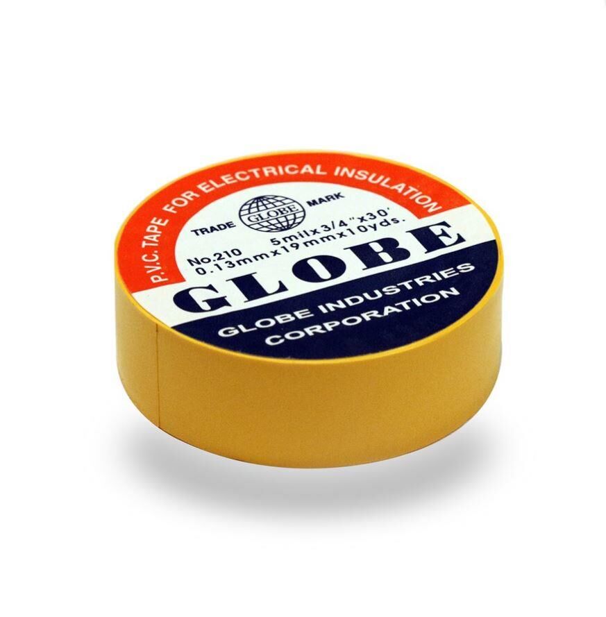 Globe Elektrik İzole Bandı Sarı 19mm  ( 1 Adet )