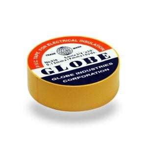 Globe Elektrik İzole Bandı Sarı 19mm  ( 1 Adet )