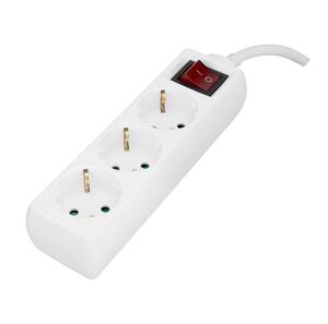 Philips 3'lü Çocuk Korumalı Uzatma Priz 2 Metre 3x1,5mm Beyaz Anahtarlı SPS1030A/51