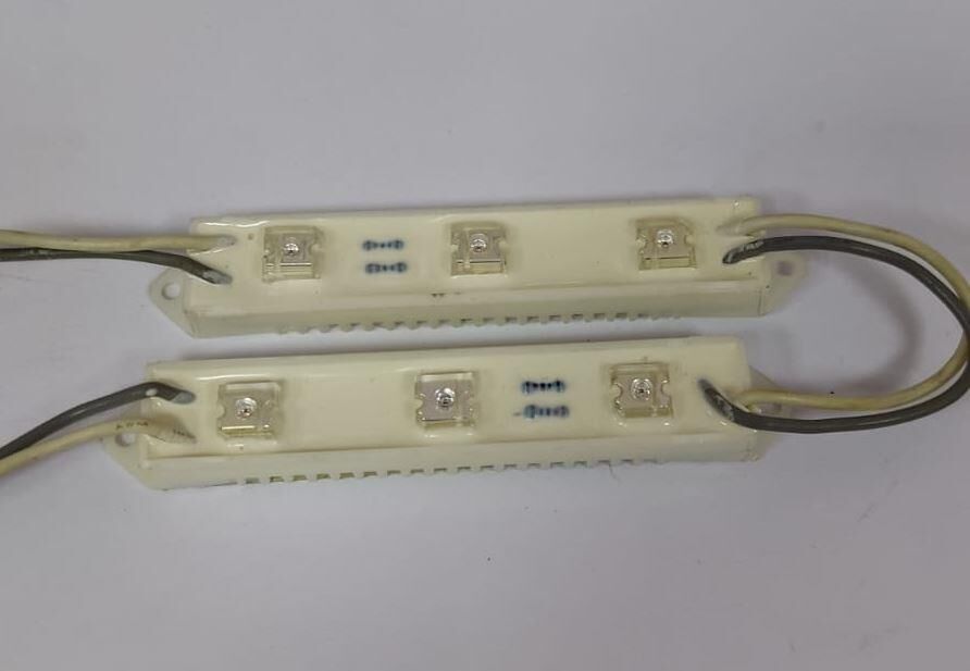 LED-Modül 5mm Flux Led'li 3'lü KIRMIZI Su geçirmez
