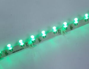 LED-ŞERİT pcb 30cm 18 led  YEŞİL