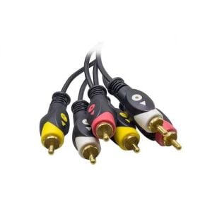 TV 3 RCA/3 RCA 1,5 Metre Gold Kablo