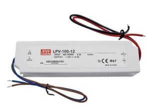 Meanwell Lpv-100-12 100w 12v 8,5a Sabit Voltaj Led Driver İp67