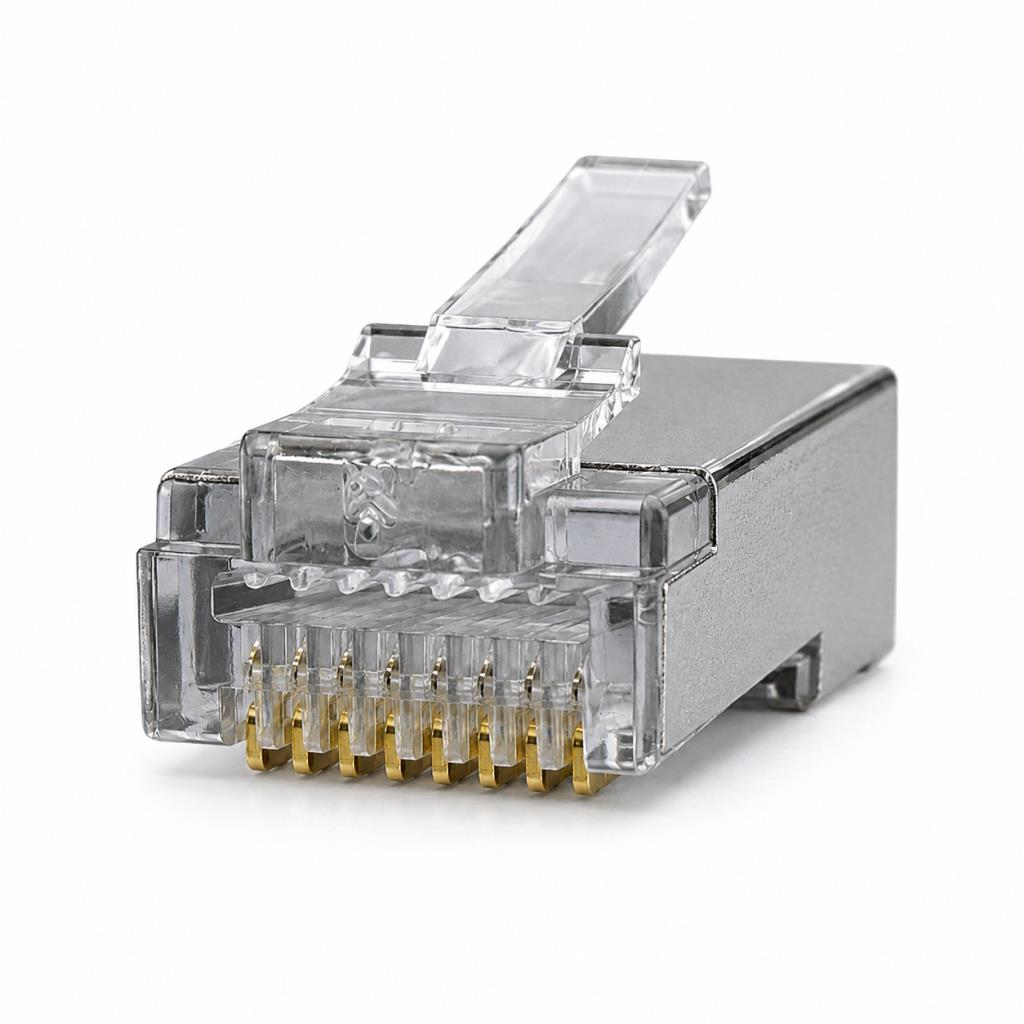 Ez Rj45 Cat6 Yeni Nesil METAL Konnektör 8p8c(İnce kablo-26awg)