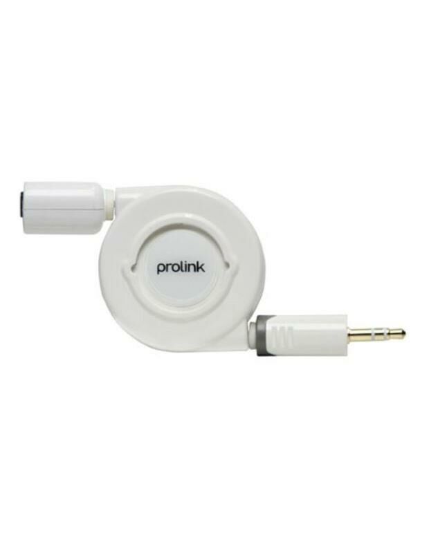 Prolink PMM132R-0100 Makaralı Kablo 3,5 mm Erkek 3,5 mm 2 Dişi Çıkış 1 Metre