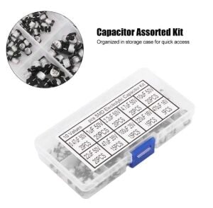 170 Adet 10uF/470uF Smd Elektrolitik Alüminyum Kondansatör Seti 10 Farklı Değerde Şeffaf Çantada