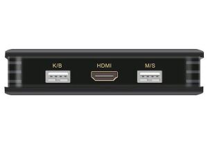 S-Link SL-2702HKW 2li HDMI 1.8m Kablolu Otomatik HDMI KVM Switch