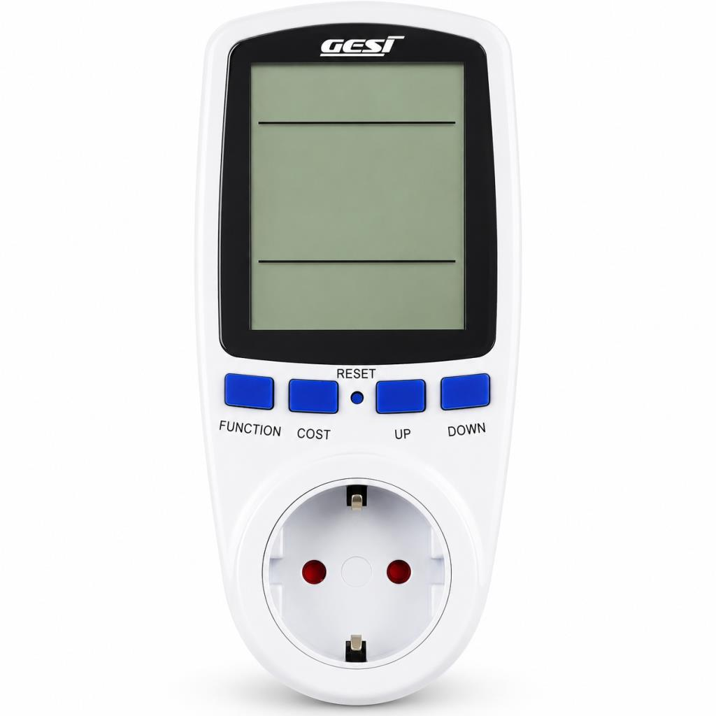 GESİ PM-1453 Dijital Enerji Tüketim Ölçer Wattmetre 16A