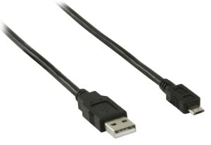 VALUELİNE VLCB60500B20 USB MİCRO= USB A ERKEK  micro 5 pin 2MT BLİSTER