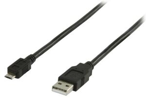 VALUELİNE VLCB60500B20 USB MİCRO= USB A ERKEK  micro 5 pin 2MT BLİSTER