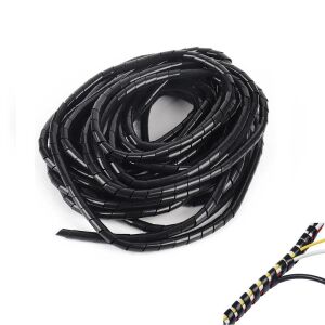 Kablo Toplama Spirali Helezon 10 mm 10 Metre Siyah