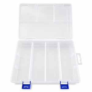 Organizer Malzeme Kutusu 8 Bölmeli Şeffaf Setbox 225 x155 x 62mm