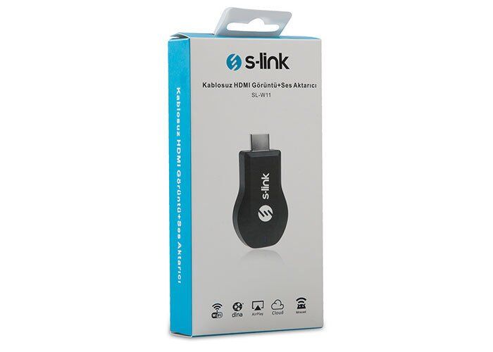 S-link SL-W11 Kablosuz HDMI Görüntü+Ses Aktarıcı