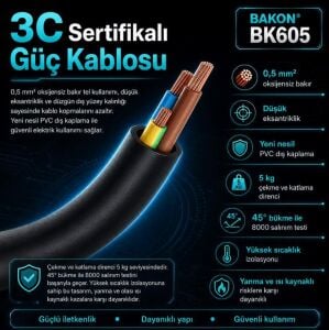 BAKON BK605 60W Kalem Havya