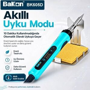 BAKON BK605D 60W Dijital Ekranlı Kalem Havya