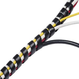 Kablo Toplama Spirali Helezon 16 mm 10 Metre Siyah