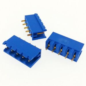 0/5 MR 5,08mm ERKEK 180° AÇIK 5Lİ MAVİ SOKET Klemens SKS 5,08-E2A/5 10355 MR