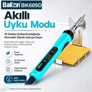 BAKON BK609D 90W Dijital Ekranlı Kalem Havya