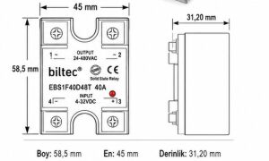Biltec EBS1F40D48T 40A Solid State Röle