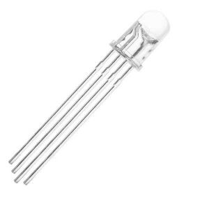 LED-5mm  3 RENK 4 bacak RGB renkli ORTAK BACAK ANOT  5000-6000 mcd