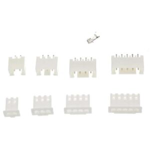 230 Adet Xh2,54 Jst Konnektör Seti 2,54mm 2-5 Pim Takım 4 Çeşit Şeffaf Çantada