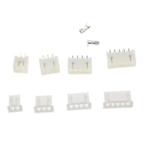 230 Adet Xh2,54 Jst Konnektör Seti 2,54mm 2-5 Pim Takım 4 Çeşit Şeffaf Çantada