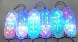 Led Modül 2835 Rgb Animasyonlu Ok Yönü İşaretli 12v Dv (1 Adet Fiyatıdır)