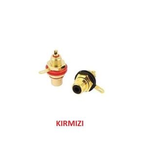 Rca Dişi Şase Gold Kırmızı IC-261C ( Tos Fiş )