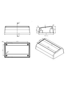 AK-DM-080 Gri 145x85x39 Duvar Tipi Kutu
