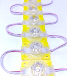 Led Modül Amber 1 Led Mercekli 12v Dc 1,5w İp 65 (1 Adet Fiyatıdır)