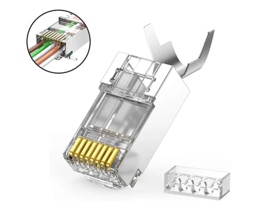 CAT7 Yeni Nesil Metal RJ45 8P8C Konnektör
