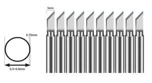 Bakon 600-K Yedek Havya Ucu Keski ( 0,5 mm )(BK90/BK60/BK863/BK881 1ADET FİYATIDIR )