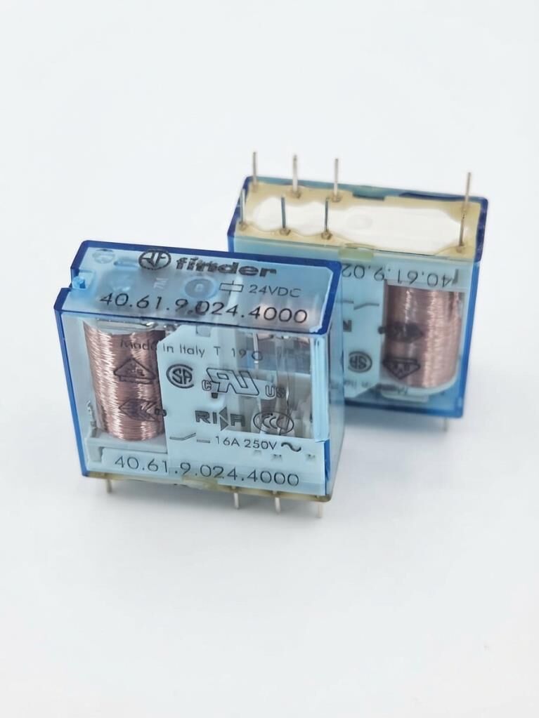 Finder Röle 40.61.9.024.4000 24v 16a Dc Tek Kontak Minyatür Pcb Tip 5 mm