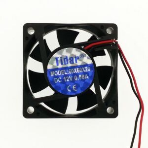 Fan 12v Plastik Kanat 60x60x20-2 Tidar