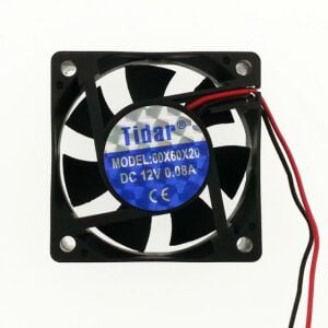 Fan 12v Plastik Kanat 60x60x20-2 Tidar