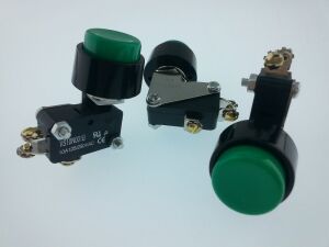 HIGHLY SWİTCH ( AB6161) YEŞİL BAŞLI 19mm VİDA BAĞLANTILI ŞASE TİP