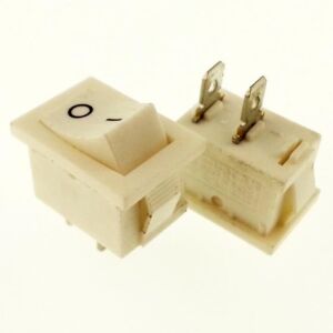 Anahtar Mini Beyaz On Off Işıksız 2 Pin 6a 250v Kcd1 / Ic-120b ( Kalıcı Tip)