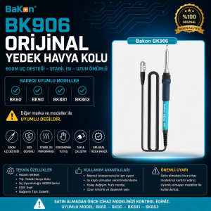 Bakon BK906 Yedek Havya ( BK90-60-863-881 Modelleriyle uyumlu )