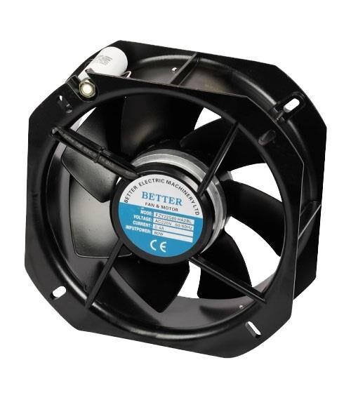 Fan 220v Metal Kanat  225x225x80  Better  FZY22580 HA2BL