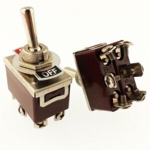 SWİTCH TOGGLE ON ~ ON  6 PİN  VİDA BACAK IC-157
