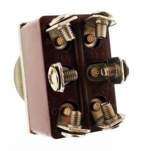 SWİTCH TOGGLE ON ~ ON  6 PİN  VİDA BACAK IC-157