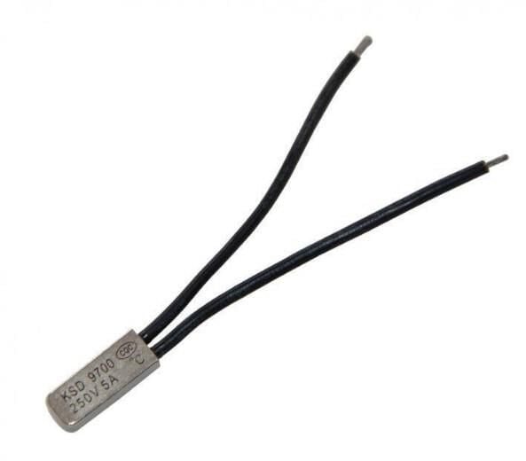 Termostat 110° 5 amper  Kapalı Kontak Metal Kablolu