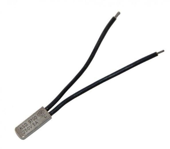 Termostat 110° 5 amper  Kapalı Kontak Metal Kablolu